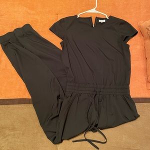 Scrubsuit brand black jogger scrubs